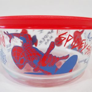 PYREX 4 Cup SPIDERMAN Storage Bowl *Marvel Comics Legend Spidey Action Hero