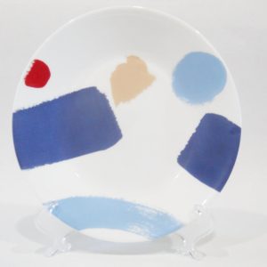 Corelle VIVID SPLASH 6 3/4 BREAD PLATE Appetizer Dessert *Painted Brushstrokes