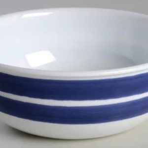 *NEW Corelle VIVID SPLASH 16-oz SOUP CEREAL BOWL *Bold Indigo Blue Brushstrokes