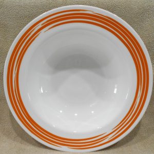 NEW Corelle BRUSHED STROKES 28-oz TANGERINE ORANGE Entree Bowl Pasta Serving