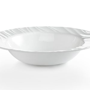 Corelle Boutique SWEPT 28-oz ENTREE BOWL 10 3/4 Pasta Serving *Embossed White