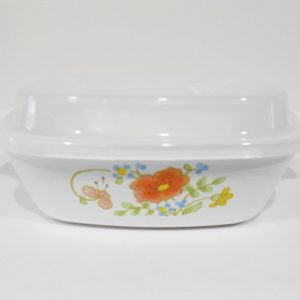 NEW 2-pc CORNING Corelle P41 WILDFLOWER Petite Pan & COVER Lid Microwave Dish