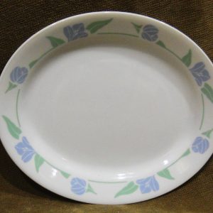 *NEW Corelle FRIENDSHIP 9.5 x 7.75 OVAL PLATTER Entree Plate Pastel Floral